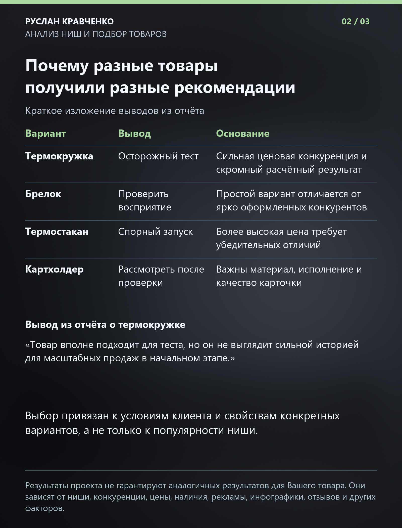 Анализ ниш и подбор товаров для запуска: слайд 2